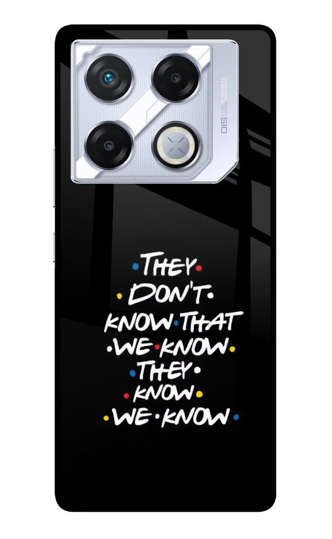 FRIENDS Dialogue Infinix GT 20 Pro Metal Case Back Cover by Casekaro