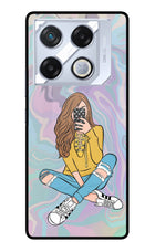 Selfie Girl Infinix GT 20 Pro Metal Case Back Cover by Casekaro