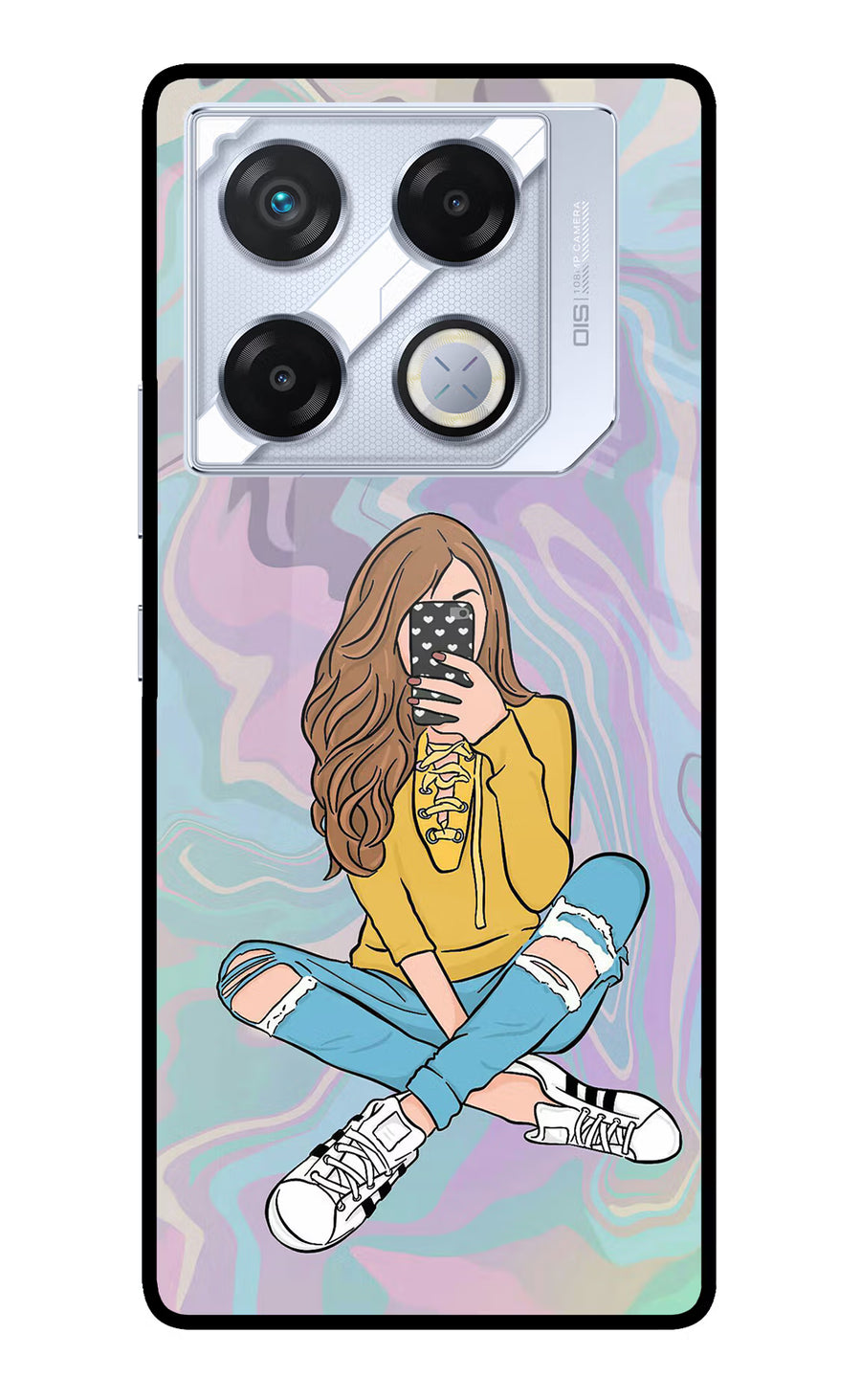 Selfie Girl Infinix GT 20 Pro Back Cover, Metal case