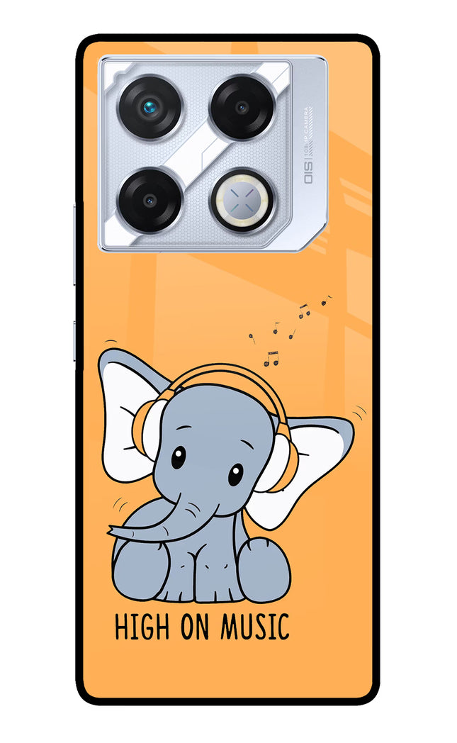 High On Music Infinix GT 20 Pro Metal Case Back Cover by Casekaro