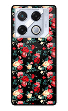 Rose Pattern Infinix GT 20 Pro Metal Case Back Cover by Casekaro