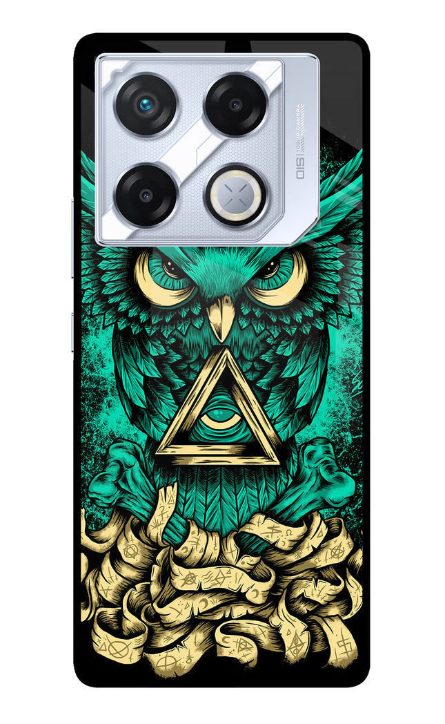Green Owl Infinix GT 20 Pro Metal Case Back Cover by Casekaro