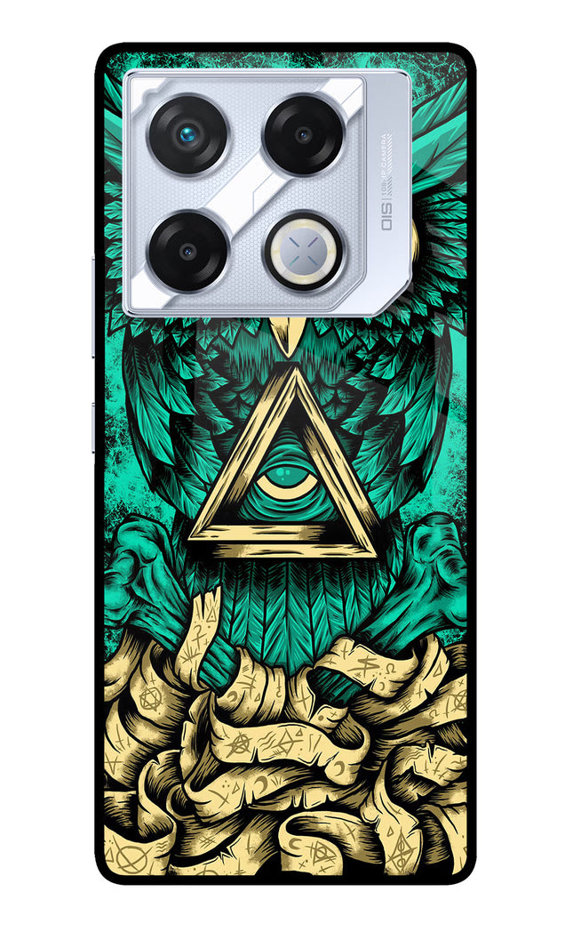 Green Owl Infinix GT 20 Pro Metal Case Back Cover by Casekaro