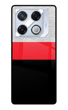 Tri Color Pattern Infinix GT 20 Pro Metal Case Back Cover by Casekaro