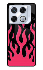 Fire Flames Infinix GT 20 Pro Metal Case Back Cover by Casekaro