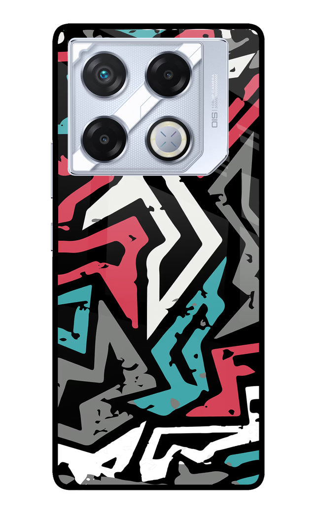 Geometric Graffiti Infinix GT 20 Pro Metal Case Back Cover by Casekaro