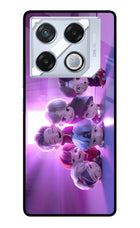 BTS Chibi Infinix GT 20 Pro Metal Case Back Cover by Casekaro