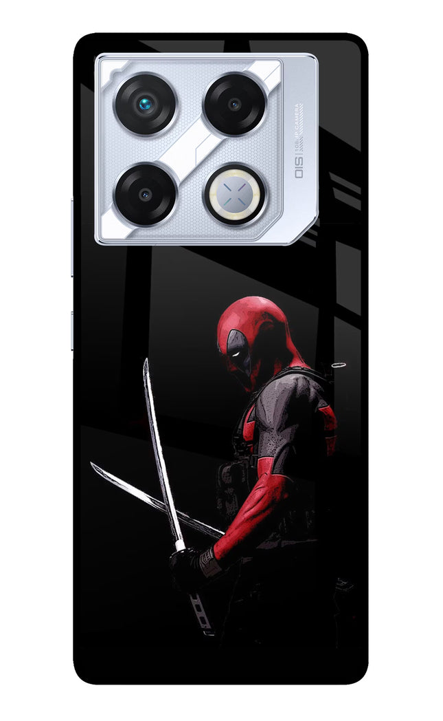 Deadpool Infinix GT 20 Pro Metal Case Back Cover by Casekaro