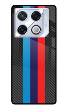 BMW Stripes Pattern Infinix GT 20 Pro Metal Case Back Cover by Casekaro