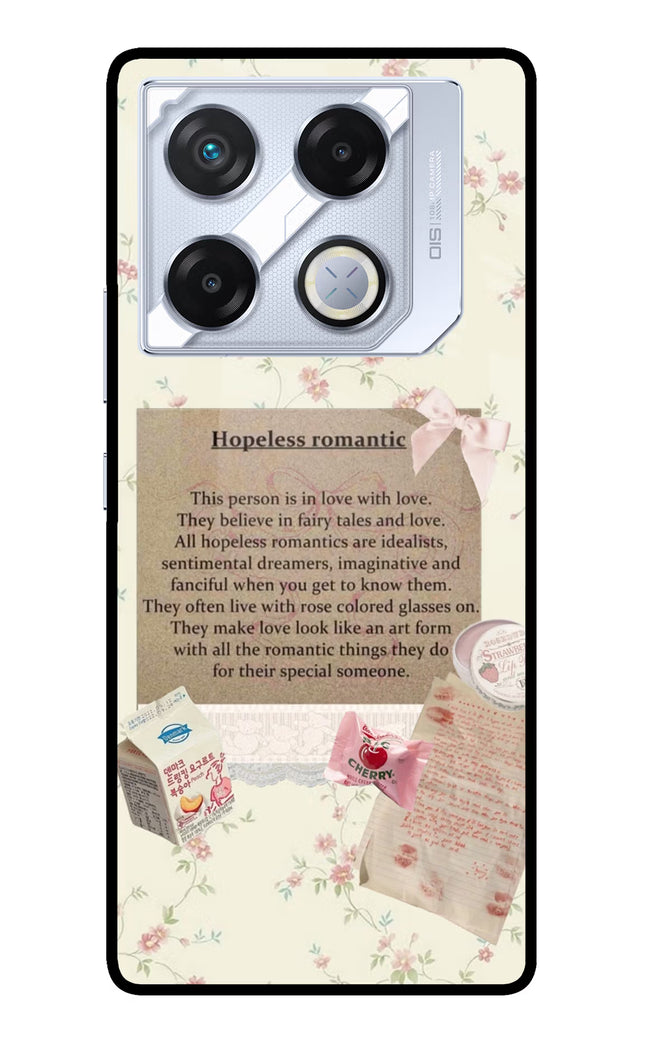 Hopeless Romantic Infinix GT 20 Pro Metal Case Back Cover by Casekaro