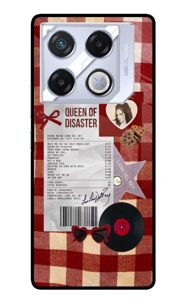 Queen of Disaster Infinix GT 20 Pro Metal Case Back Cover by Casekaro