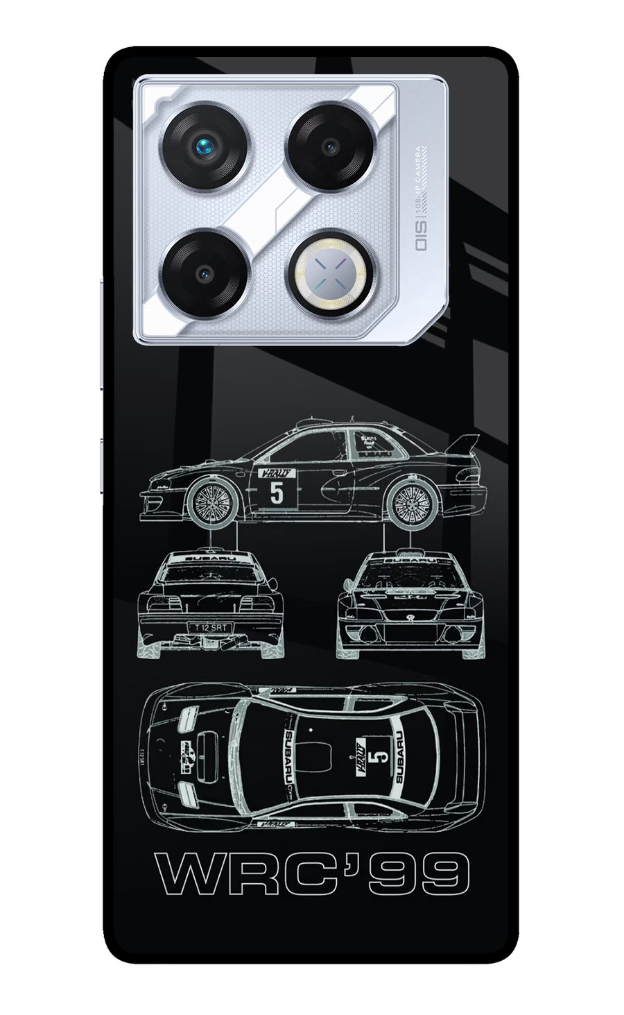 WRC'99 Infinix GT 20 Pro Back Cover, Metal case