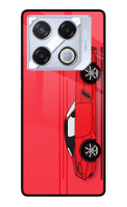 Red Velocity Infinix GT 20 Pro Metal Case Back Cover by Casekaro