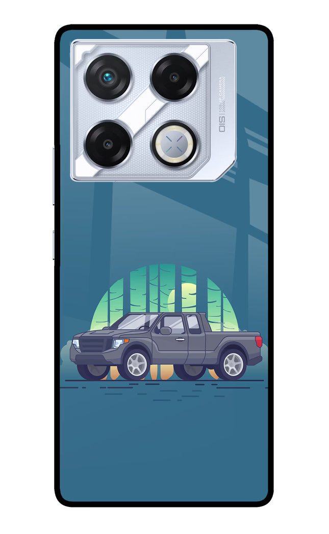 Retro Garage Vibe Infinix GT 20 Pro Metal Case Back Cover by Casekaro