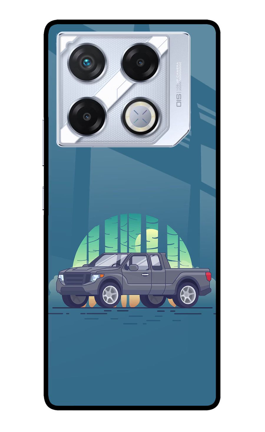 Retro Garage Vibe Infinix GT 20 Pro Back Cover, Metal case