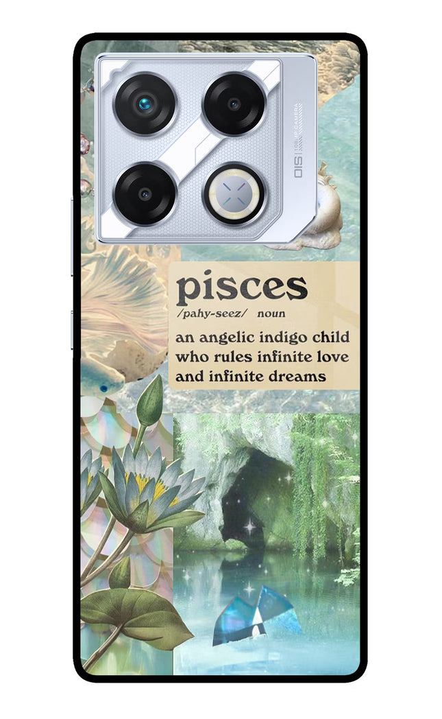 Pisces Zodiac Infinix GT 20 Pro Metal Case Back Cover by Casekaro