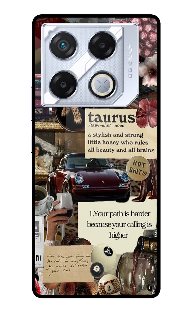 Taurus Zodiac Infinix GT 20 Pro Metal Case Back Cover by Casekaro