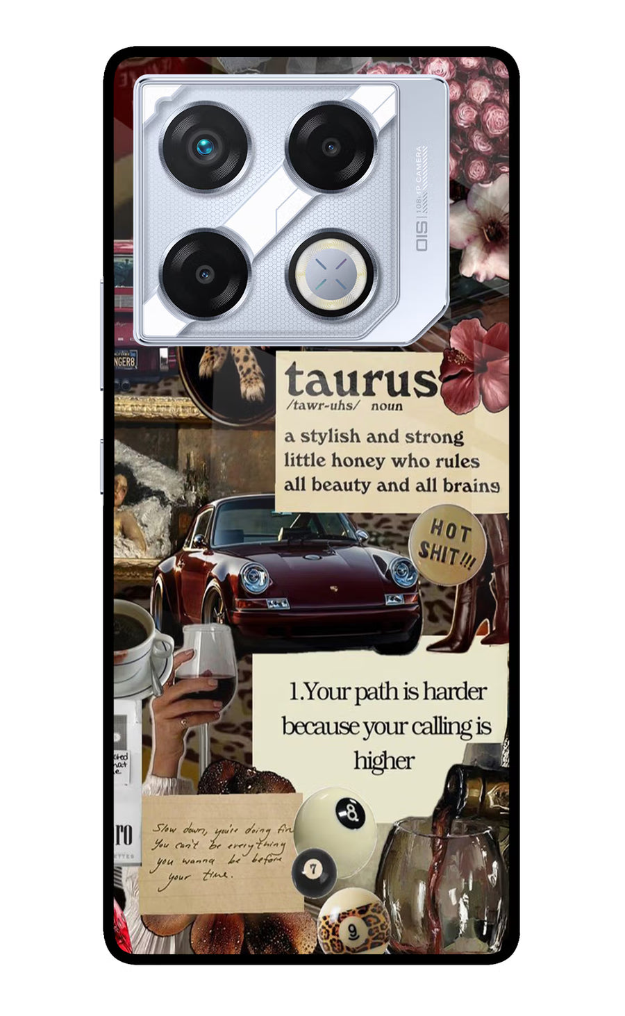 Taurus Zodiac Infinix GT 20 Pro Back Cover, Metal case