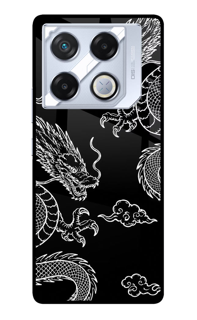 Twin Dragons Infinix GT 20 Pro Metal Case Back Cover by Casekaro