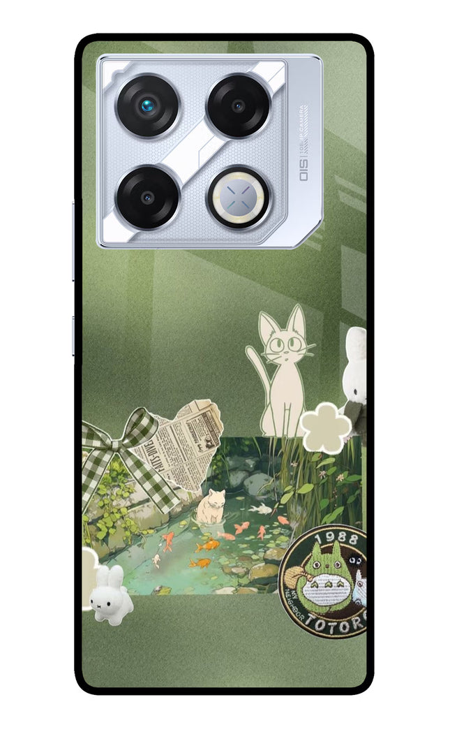 Aesthetic anime Infinix GT 20 Pro Metal Case Back Cover by Casekaro