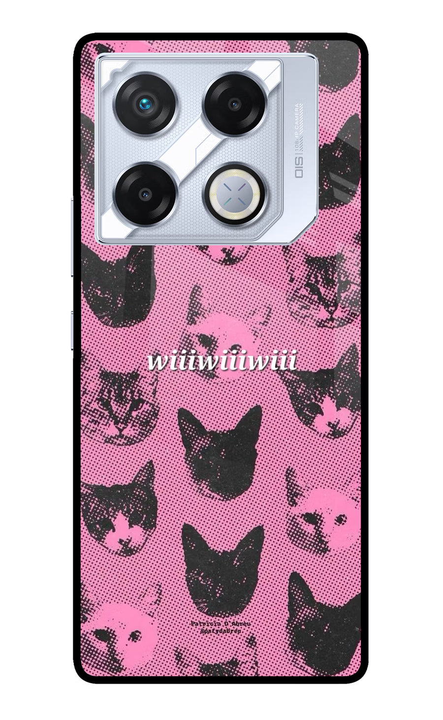 Pink Cats Infinix GT 20 Pro Back Cover, Metal case