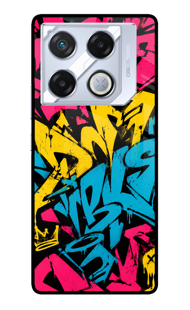 Graffiti Vibe Infinix GT 20 Pro Metal Case Back Cover by Casekaro
