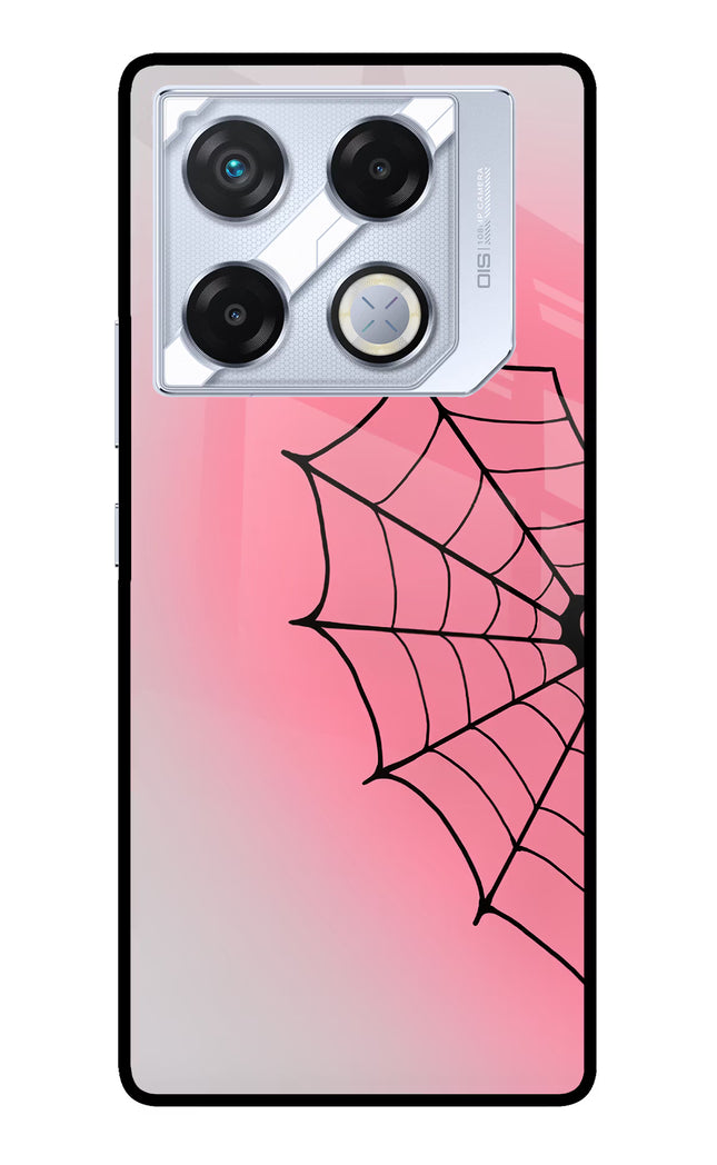 Pink Web Infinix GT 20 Pro Metal Case Back Cover by Casekaro