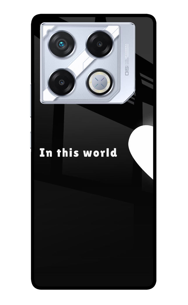 This World Infinix GT 20 Pro Metal Case Back Cover by Casekaro