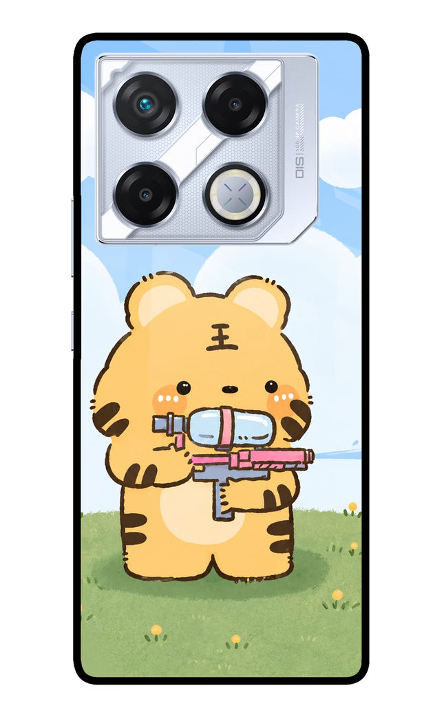 Tiger Treat Infinix GT 20 Pro Metal Case Back Cover by Casekaro