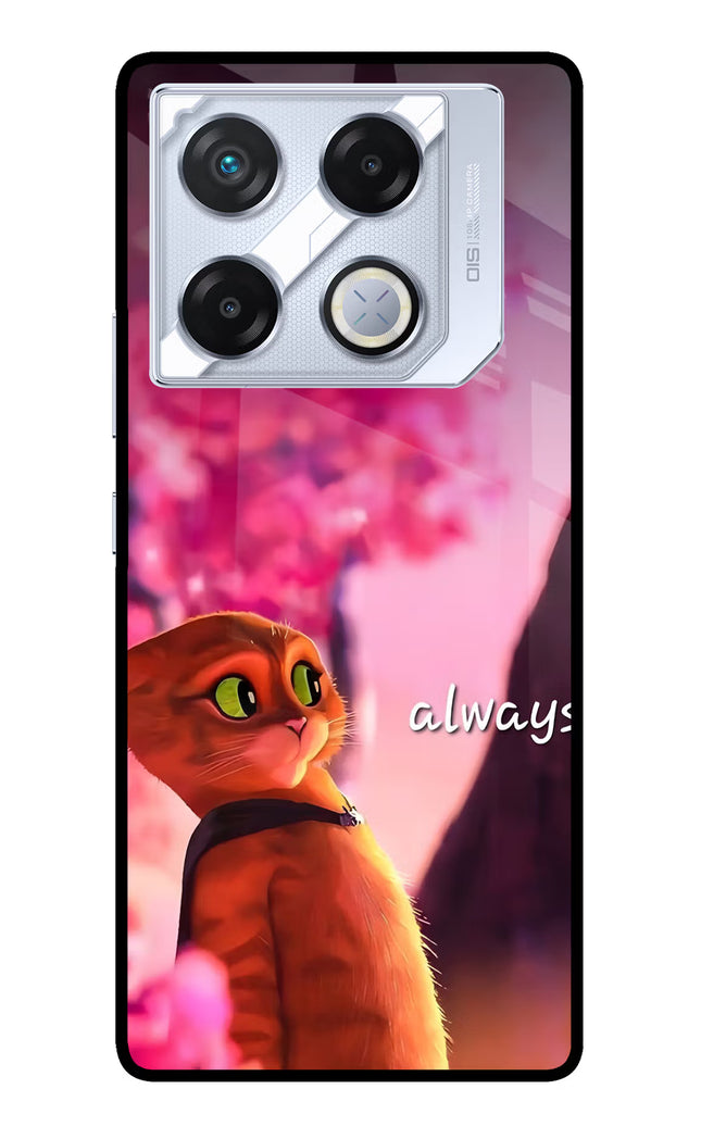 Always Cat Infinix GT 20 Pro Metal Case Back Cover by Casekaro