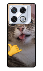 Silly Cat Call Infinix GT 20 Pro Metal Case Back Cover by Casekaro