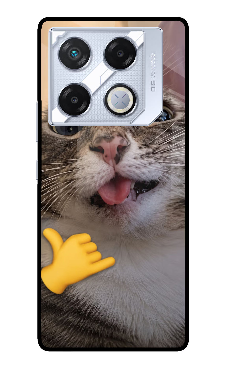 Silly Cat Call Infinix GT 20 Pro Back Cover, Metal case