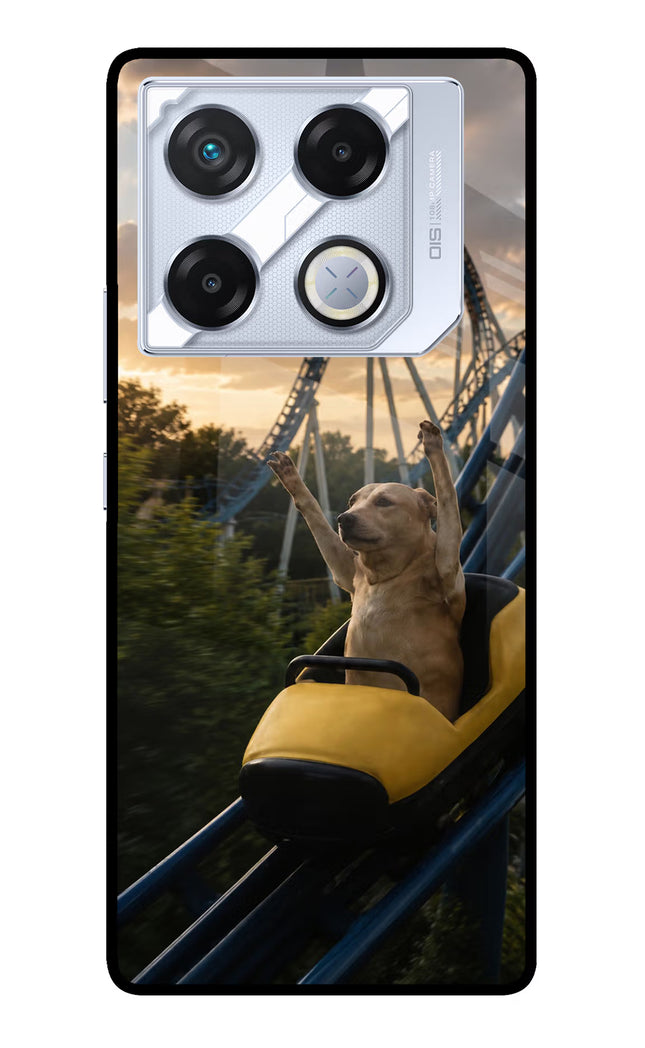 Rollercoaster Dog Infinix GT 20 Pro Metal Case Back Cover by Casekaro
