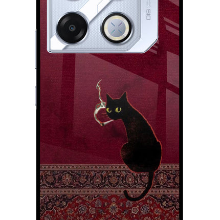 Midnight Cat Infinix GT 20 Pro Metal Case Back Cover by Casekaro