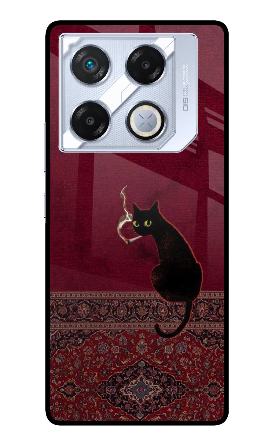 Midnight Cat Infinix GT 20 Pro Back Cover, Metal case