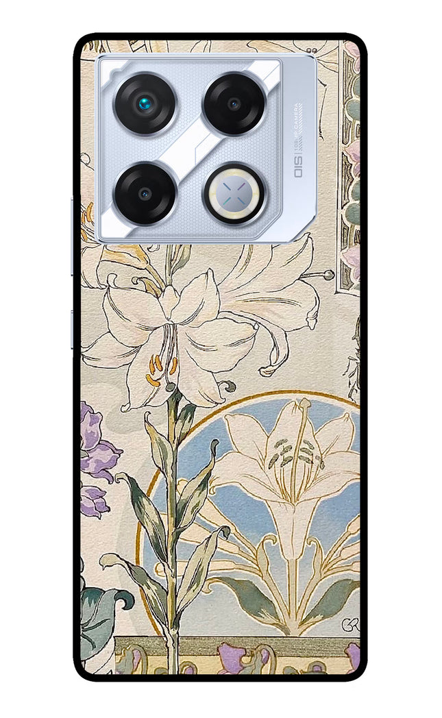 White Lily Infinix GT 20 Pro Metal Case Back Cover by Casekaro