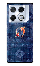 Koi Blue Infinix GT 20 Pro Metal Case Back Cover by Casekaro