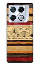 Vinyl Stripes Infinix GT 20 Pro Metal Case Back Cover by Casekaro