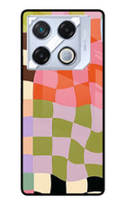 Wavy Grid Infinix GT 20 Pro Metal Case Back Cover by Casekaro