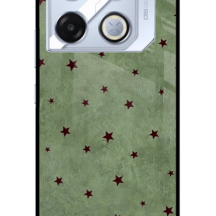 Green Stars Infinix GT 20 Pro Metal Case Back Cover by Casekaro
