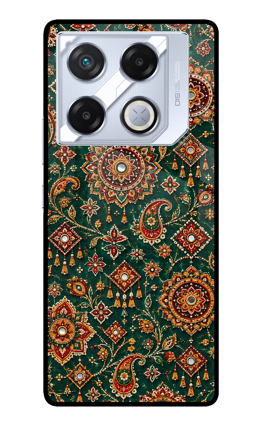 Green Pataka Infinix GT 20 Pro Back Cover, Metal case