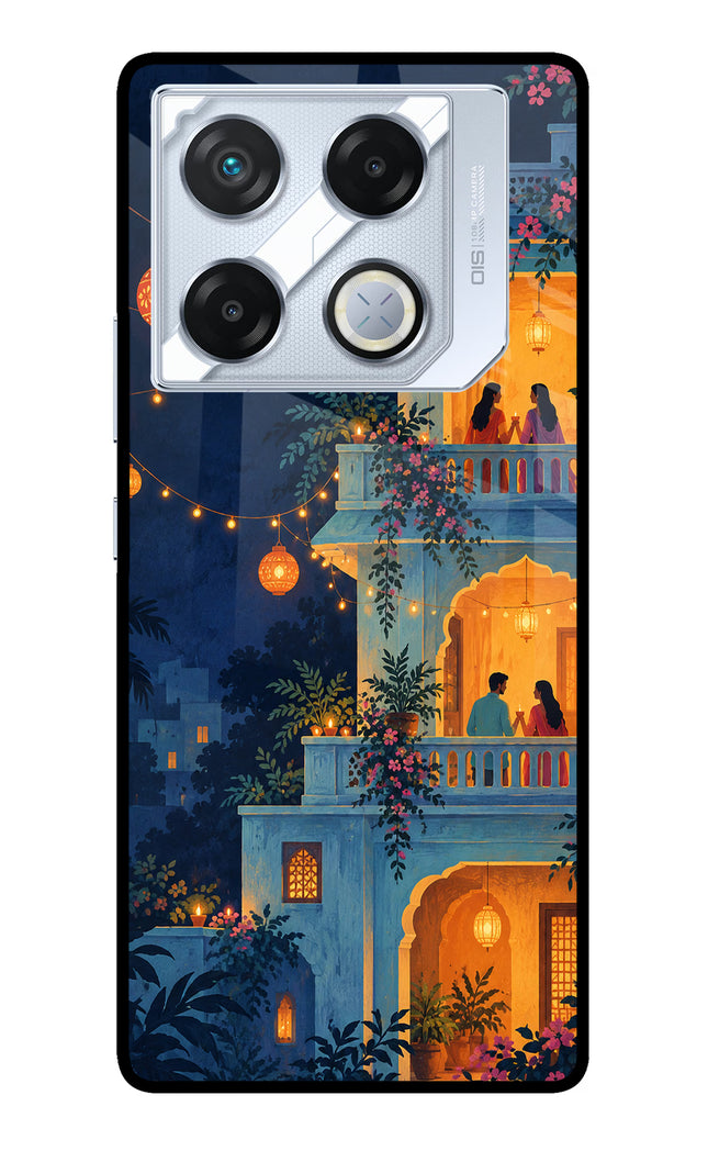 Balcony Glow Infinix GT 20 Pro Metal Case Back Cover by Casekaro