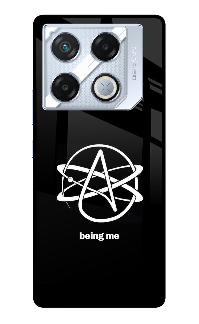 Atheist Symbol Infinix GT 20 Pro Metal Case Back Cover by Casekaro