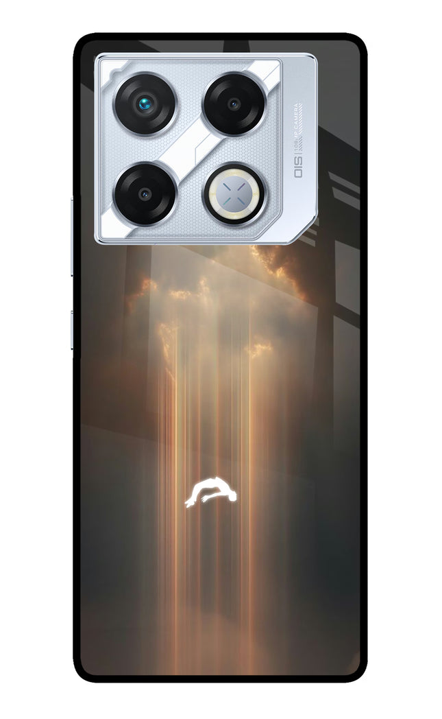 Heavenly Beam Infinix GT 20 Pro Metal Case Back Cover by Casekaro