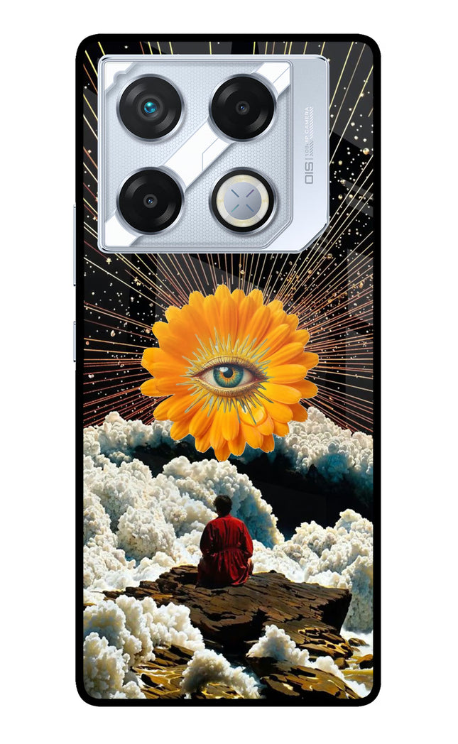 Cosmic Flower Infinix GT 20 Pro Metal Case Back Cover by Casekaro