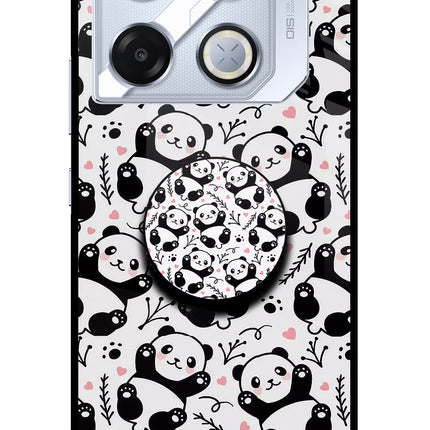Cute Panda Infinix GT 20 Pro Pop Case by Casekaro