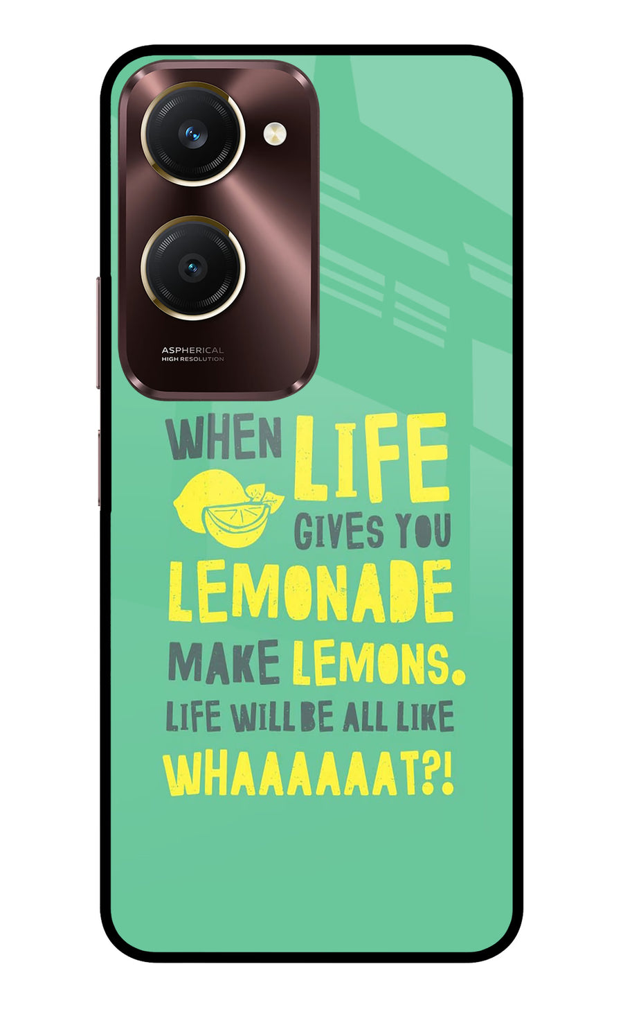 Quote Vivo Y28e 5G Back Cover, Metal case