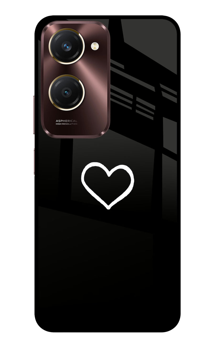 Heart Vivo Y28e 5G Back Cover, Metal case