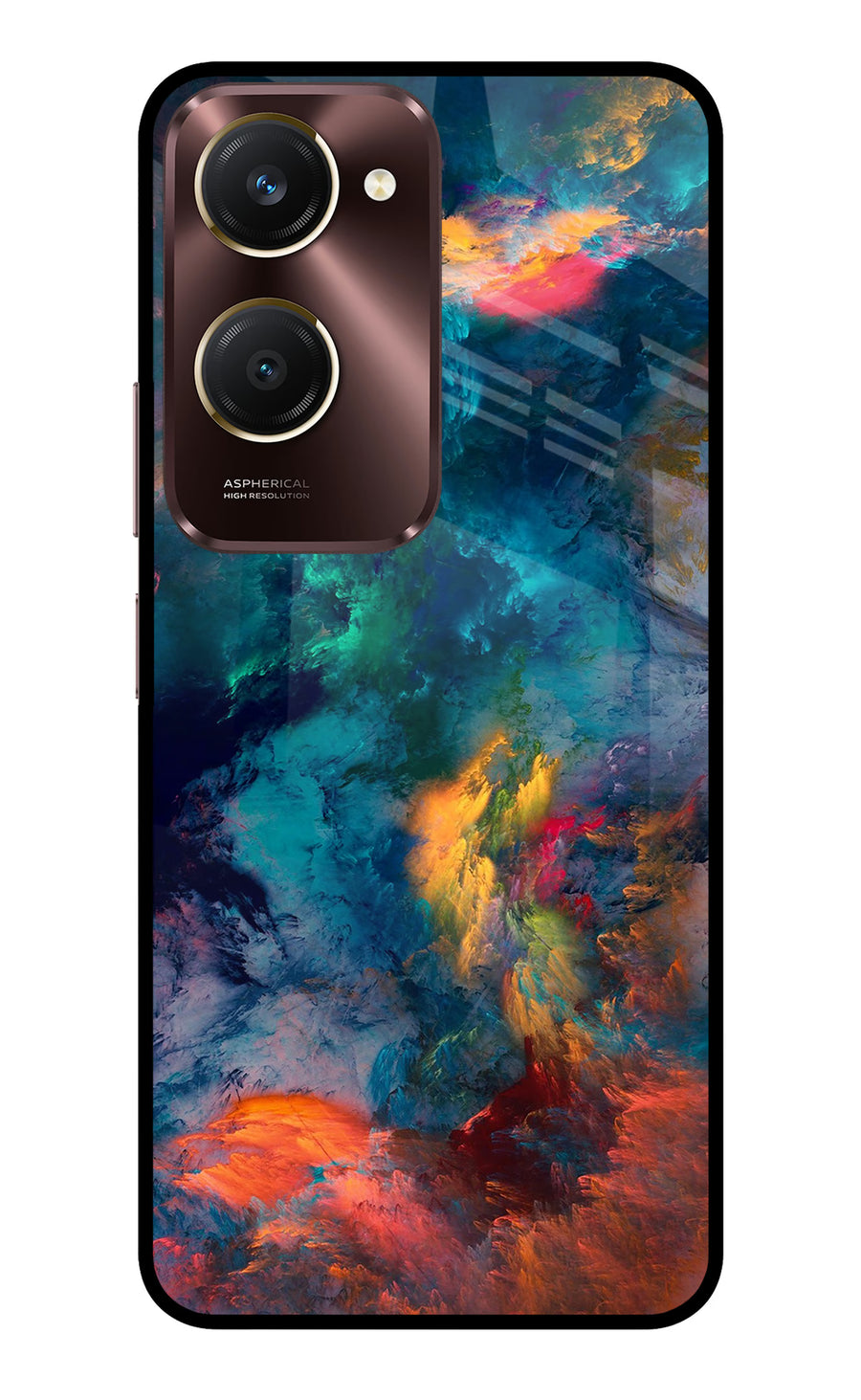 Artwork Paint Vivo Y28e 5G Back Cover, Metal case