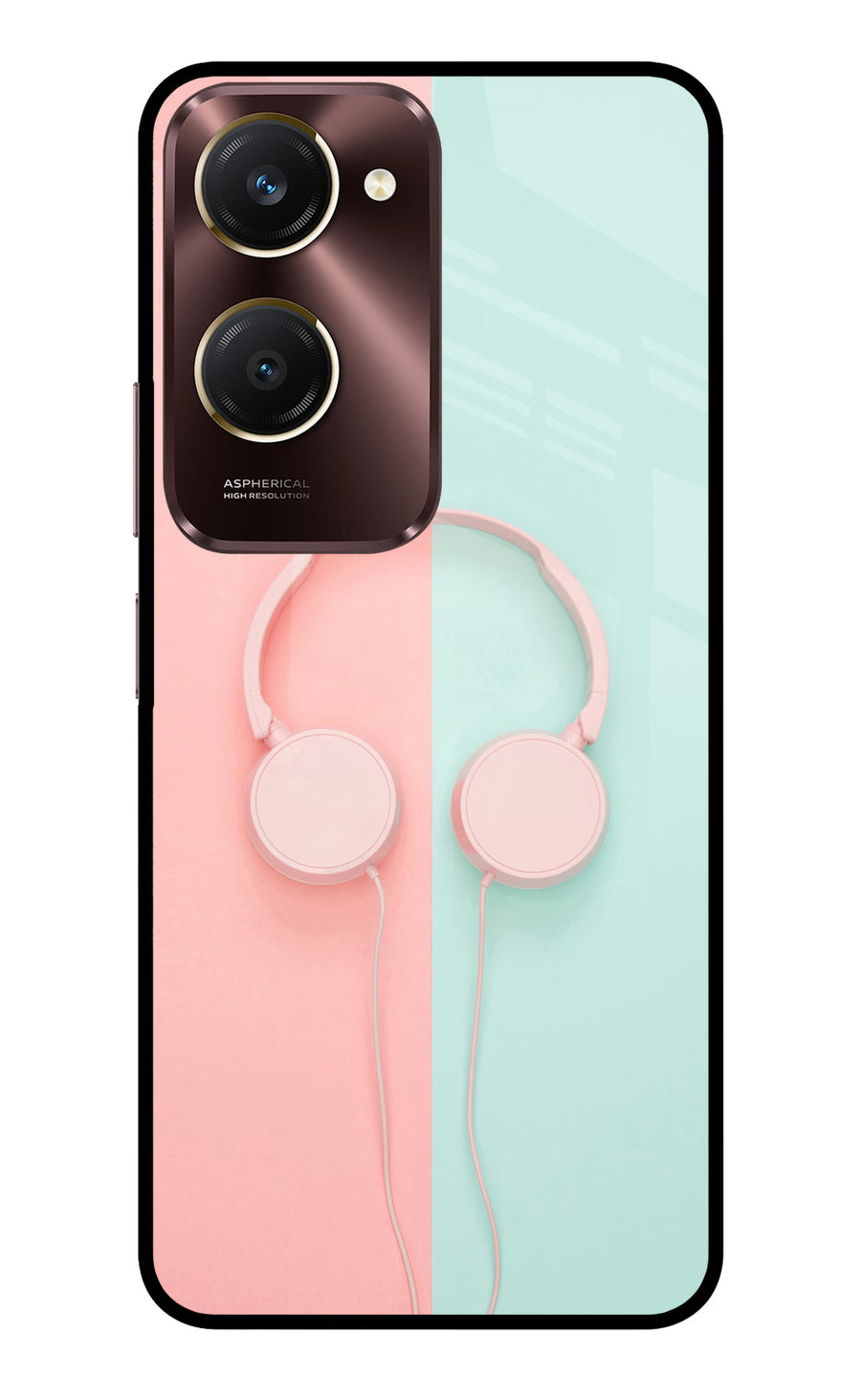 Music Lover Vivo Y28e 5G Back Cover, Metal case